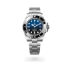 Rolex Deepsea de acero Oystersteel con esfera D-Blue, bisel giratorio unidireccional graduado 60 minutos y brazalete Oyster - Bentrani