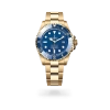 Rolex Deepsea de oro amarillo con esfera Azul, bisel giratorio unidireccional graduado 60 minutos, y brazalete Oyster - Bentrani