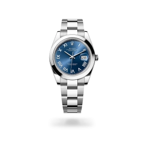 Rolex Datejust 41 en acero Oystersteel con esfera Azul vivo y brazalete Oyster - Bentrani 