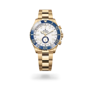 Rolex Yacht-Master II en oro amarillo  con esfera Blanca y brazalete Oyster - Bentrani 