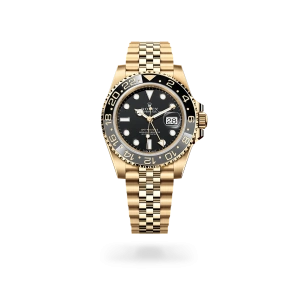 Rolex GMT-Master II de acero Oystersteel y oro amarillo con esfera negra, bisel giratorio bidireccional, y brazalete Jubilee - Bentrani