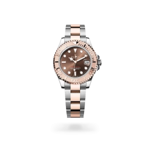 Rolex Yacht-Master 37 en acero Oystersteel y oro Everose con esfera Chocolate y brazalete Oyster - Bentrani 