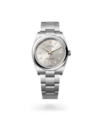 Rolex Oyster Perpetual 36 en acero Oystersteel con esfera Plateada y brazalete Oyster - Bentrani 