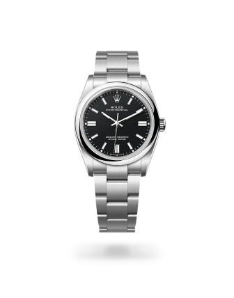 Rolex Oyster Perpetual 36 en acero Oystersteel con esfera Negra y brazalete Oyster - Bentrani 
