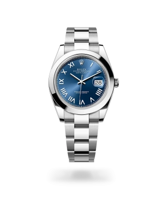 Rolex Datejust 41 en acero Oystersteel con esfera Azul vivo y brazalete Oyster - Bentrani 