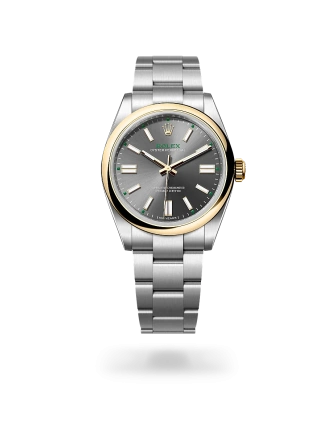 Rolex Oyster Perpetual 41 en acero Oystersteel y oro amarillo con esfera Pizarra y brazalete Oyster - Bentrani 