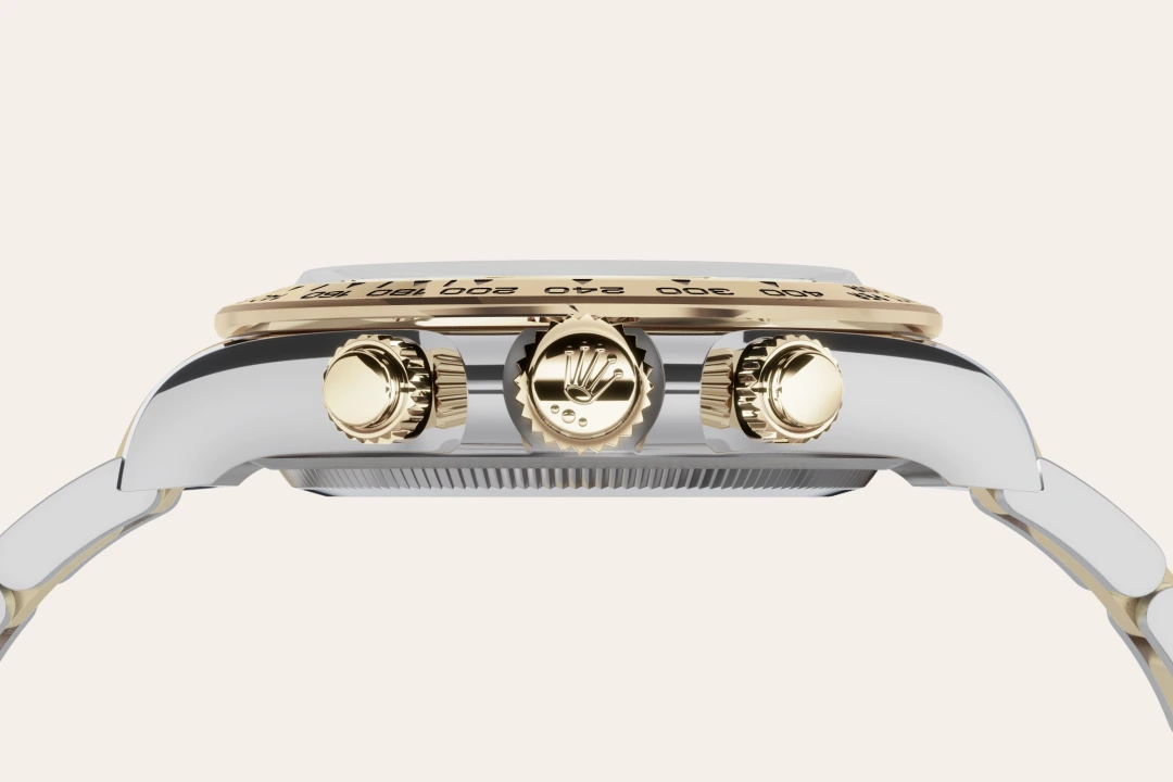 Rolex Cosmograph Daytona en acero Oystersteel y oro amarillo y oro amarillo con esfera Blanca y brazalete Oyster, m126503-0001 - Bentrani