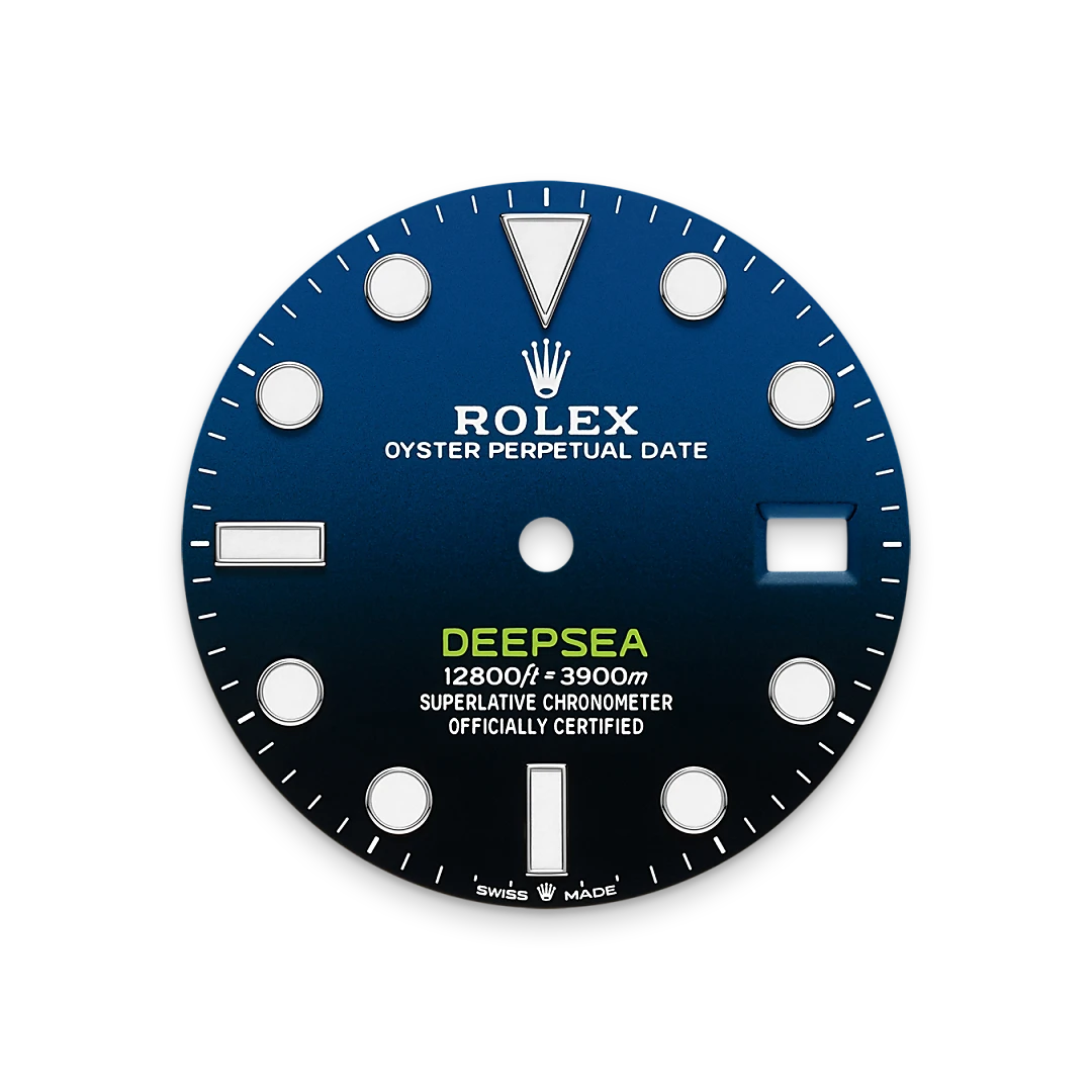 Rolex Deepsea de acero Oystersteel con esfera D-Blue, bisel giratorio unidireccional graduado 60 minutos y brazalete Oyster,m136660-0005 - Bentrani